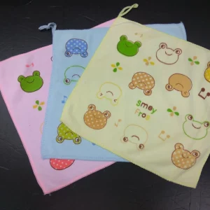 1096 nano printed hanging square towel 12x12 1