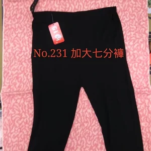 231 xl black ladies capri