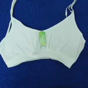 3502 double layer button half cup bra 21