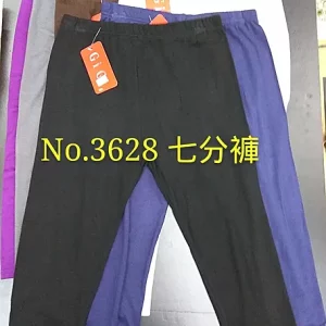 3628 black multi color capri