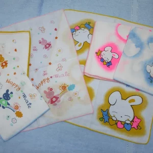 520 6 6pcs cartoon package handkerchief 5