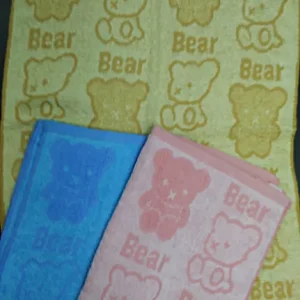 8303 three color bear bath towel 50x100cm 20