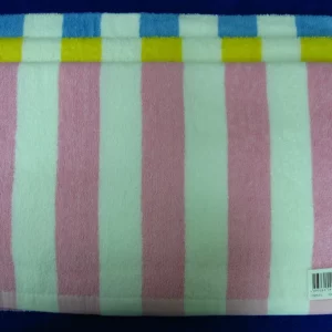 9864 960 multitone vertical striped face towels