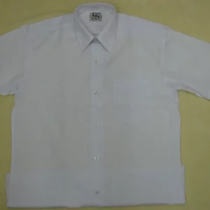 qa45053 tulip short sleeve white shirt