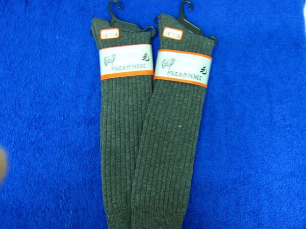 4824 Dark Grey Woolen Socks (Sizes 13-15| 16-18| 19-21| 22-24| 24-26)