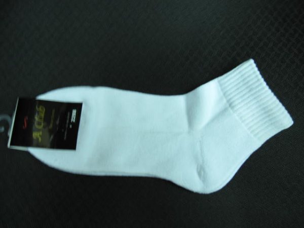  2288 Half-Rib Sports Socks  (White/Black/Grey) 