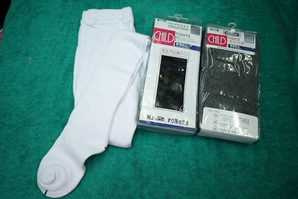 4875-Children’s Tights (Sizes 2-3, 4-5, 6-7, 8-9, 10-12) – Colors: White/Dark  Grey/Dark Blue/Brown/Black