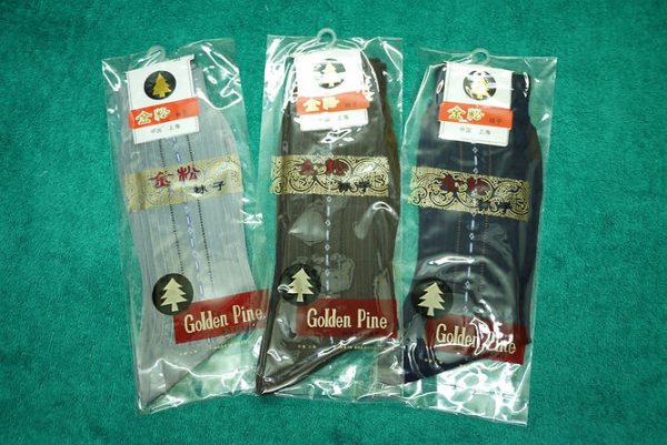 K1006 Golden Pine Thread-Count Socks